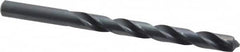 Cleveland - Letter R 118° High Speed Steel Jobber Drill - Oxide Finish, Right Hand Cut, Spiral Flute, Straight Shank, 4-3/4" OAL, Standard Point - Americas Industrial Supply
