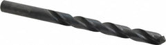 Cleveland - Letter U 118° High Speed Steel Jobber Drill - Oxide Finish, Right Hand Cut, Spiral Flute, Straight Shank, 5" OAL, Standard Point - Americas Industrial Supply