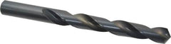 Cleveland - 21/32" 118° High Speed Steel Jobber Drill - Oxide Finish, Right Hand Cut, Spiral Flute, Straight Shank, 7-1/8" OAL, Standard Point - Americas Industrial Supply