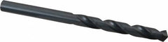 Cleveland - 7.5mm 118° High Speed Steel Jobber Drill - Oxide Finish, Right Hand Cut, Spiral Flute, Straight Shank, 4.291" OAL, Standard Point - Americas Industrial Supply
