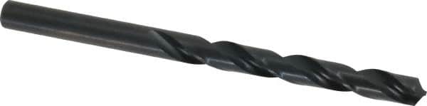 Cleveland - 7.9mm 118° High Speed Steel Jobber Drill - Oxide Finish, Right Hand Cut, Spiral Flute, Straight Shank, 4.606" OAL, Standard Point - Americas Industrial Supply