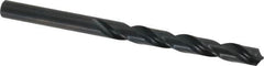 Cleveland - 7.9mm 118° High Speed Steel Jobber Drill - Oxide Finish, Right Hand Cut, Spiral Flute, Straight Shank, 4.606" OAL, Standard Point - Americas Industrial Supply
