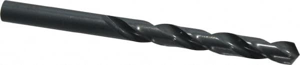 Cleveland - 9.4mm 118° High Speed Steel Jobber Drill - Oxide Finish, Right Hand Cut, Spiral Flute, Straight Shank, 4.921" OAL, Standard Point - Americas Industrial Supply
