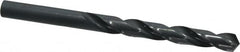Cleveland - 9.4mm 118° High Speed Steel Jobber Drill - Oxide Finish, Right Hand Cut, Spiral Flute, Straight Shank, 4.921" OAL, Standard Point - Americas Industrial Supply