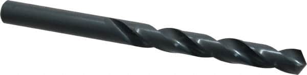 Cleveland - 9.5mm 118° High Speed Steel Jobber Drill - Oxide Finish, Right Hand Cut, Spiral Flute, Straight Shank, 4.921" OAL, Standard Point - Americas Industrial Supply