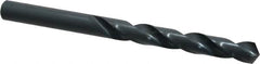 Cleveland - 9.5mm 118° High Speed Steel Jobber Drill - Oxide Finish, Right Hand Cut, Spiral Flute, Straight Shank, 4.921" OAL, Standard Point - Americas Industrial Supply