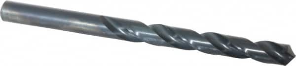 Cleveland - 9.7mm 118° High Speed Steel Jobber Drill - Oxide Finish, Right Hand Cut, Spiral Flute, Straight Shank, 5.236" OAL, Standard Point - Americas Industrial Supply