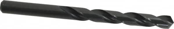 Cleveland - 12mm 118° High Speed Steel Jobber Drill - Oxide Finish, Right Hand Cut, Spiral Flute, Straight Shank, 5.945" OAL, Standard Point - Americas Industrial Supply
