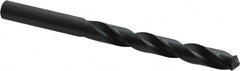 Cleveland - 12.2mm 118° High Speed Steel Jobber Drill - Oxide Finish, Right Hand Cut, Spiral Flute, Straight Shank, 5.945" OAL, Standard Point - Americas Industrial Supply