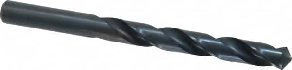 Cleveland - 12.5mm 118° High Speed Steel Jobber Drill - Oxide Finish, Right Hand Cut, Spiral Flute, Straight Shank, 5.945" OAL, Standard Point - Americas Industrial Supply