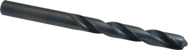 Cleveland - 13.5mm 118° High Speed Steel Jobber Drill - Oxide Finish, Right Hand Cut, Spiral Flute, Straight Shank, 6.299" OAL, Standard Point - Americas Industrial Supply