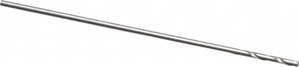 Cleveland - #77 118° High Speed Steel Jobber Drill - Oxide Finish, Right Hand Cut, Spiral Flute, Straight Shank, 7/8" OAL, Standard Point - Americas Industrial Supply