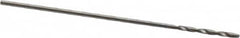 Cleveland - 1/64" 118° High Speed Steel Jobber Drill - Oxide Finish, Right Hand Cut, Spiral Flute, Straight Shank, 3/4" OAL, Standard Point - Americas Industrial Supply