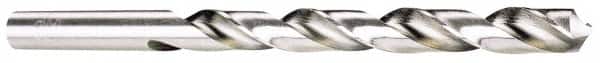 Hertel - 0.38mm 118° High Speed Steel Jobber Drill - Bright Finish, Spiral Flute, Straight Shank, 19mm OAL, Standard Point - Americas Industrial Supply