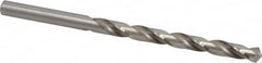 Cleveland - Letter A 118° High Speed Steel Jobber Drill - Bright Finish, Right Hand Cut, Spiral Flute, Straight Shank, 3-7/8" OAL, Standard Point - Americas Industrial Supply