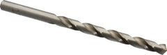 Cleveland - Letter D 118° High Speed Steel Jobber Drill - Bright Finish, Right Hand Cut, Spiral Flute, Straight Shank, 4" OAL, Standard Point - Americas Industrial Supply