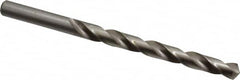 Cleveland - Letter M 118° High Speed Steel Jobber Drill - Bright Finish, Right Hand Cut, Spiral Flute, Straight Shank, 4-3/8" OAL, Standard Point - Americas Industrial Supply