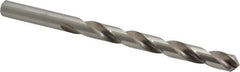 Cleveland - Letter R 118° High Speed Steel Jobber Drill - Bright Finish, Right Hand Cut, Spiral Flute, Straight Shank, 4-3/4" OAL, Standard Point - Americas Industrial Supply