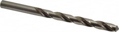 Cleveland - Letter S 118° High Speed Steel Jobber Drill - Bright Finish, Right Hand Cut, Spiral Flute, Straight Shank, 4-7/8" OAL, Standard Point - Americas Industrial Supply