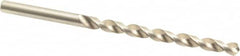 Cleveland - #9 118° High Speed Steel Jobber Drill - Bright Finish, Right Hand Cut, Spiral Flute, Straight Shank, 3-5/8" OAL, Standard Point - Americas Industrial Supply