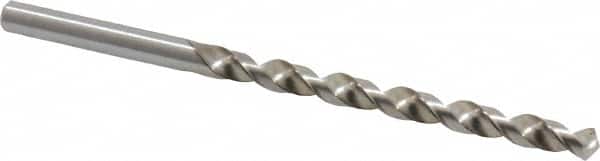 Cleveland - #11 118° High Speed Steel Jobber Drill - Bright Finish, Right Hand Cut, Spiral Flute, Straight Shank, 3-1/2" OAL, Standard Point - Americas Industrial Supply