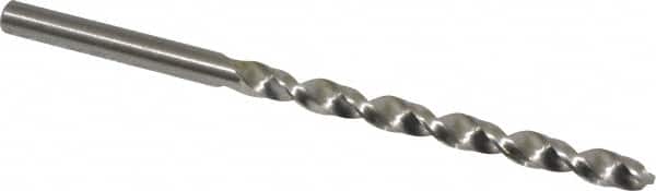 Cleveland - #13 118° High Speed Steel Jobber Drill - Bright Finish, Right Hand Cut, Spiral Flute, Straight Shank, 3-1/2" OAL, Standard Point - Americas Industrial Supply