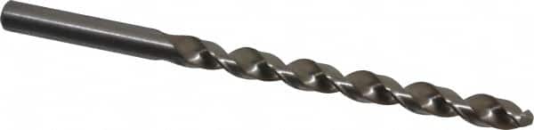 Cleveland - Letter B 118° High Speed Steel Jobber Drill - Bright Finish, Right Hand Cut, Spiral Flute, Straight Shank, 4" OAL, Standard Point - Americas Industrial Supply