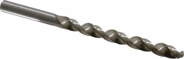 Cleveland - Letter H 118° High Speed Steel Jobber Drill - Bright Finish, Right Hand Cut, Spiral Flute, Straight Shank, 4-1/8" OAL, Standard Point - Americas Industrial Supply