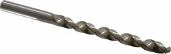 Cleveland - Letter H 118° High Speed Steel Jobber Drill - Bright Finish, Right Hand Cut, Spiral Flute, Straight Shank, 4-1/8" OAL, Standard Point - Americas Industrial Supply
