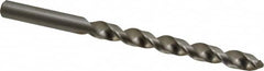 Cleveland - Letter N 118° High Speed Steel Jobber Drill - Bright Finish, Right Hand Cut, Spiral Flute, Straight Shank, 4-3/8" OAL, Standard Point - Americas Industrial Supply