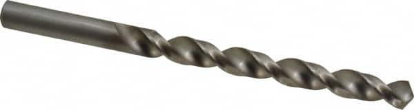 Cleveland - Letter P 118° High Speed Steel Jobber Drill - Bright Finish, Right Hand Cut, Spiral Flute, Straight Shank, 4-5/8" OAL, Standard Point - Americas Industrial Supply