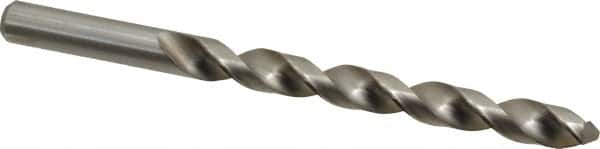 Cleveland - Letter U 118° High Speed Steel Jobber Drill - Bright Finish, Right Hand Cut, Spiral Flute, Straight Shank, 5" OAL, Standard Point - Americas Industrial Supply