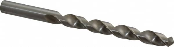 Cleveland - Letter V 118° High Speed Steel Jobber Drill - Bright Finish, Right Hand Cut, Spiral Flute, Straight Shank, 5" OAL, Standard Point - Americas Industrial Supply