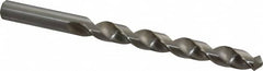 Cleveland - Letter V 118° High Speed Steel Jobber Drill - Bright Finish, Right Hand Cut, Spiral Flute, Straight Shank, 5" OAL, Standard Point - Americas Industrial Supply