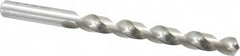 Cleveland - Letter W 118° High Speed Steel Jobber Drill - Bright Finish, Right Hand Cut, Spiral Flute, Straight Shank, 5-1/8" OAL, Standard Point - Americas Industrial Supply