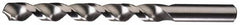 Cleveland - Letter T 118° High Speed Steel Jobber Drill - Bright Finish, Right Hand Cut, Spiral Flute, Straight Shank, 4-7/8" OAL, Standard Point - Americas Industrial Supply