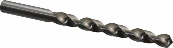Cleveland - 3/8" 118° High Speed Steel Jobber Drill - Bright Finish, Right Hand Cut, Spiral Flute, Straight Shank, 5" OAL, Standard Point - Americas Industrial Supply