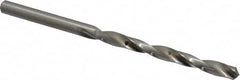 Cleveland - #9 118° High Speed Steel Jobber Drill - Bright Finish, Right Hand Cut, Spiral Flute, Straight Shank, 3-5/8" OAL, Standard Point - Americas Industrial Supply