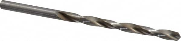 Cleveland - #10 118° High Speed Steel Jobber Drill - Bright Finish, Right Hand Cut, Spiral Flute, Straight Shank, 3-5/8" OAL, Standard Point - Americas Industrial Supply