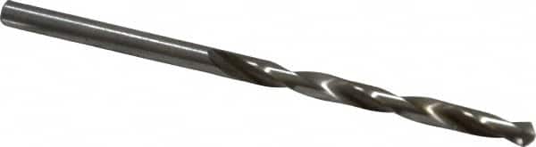Cleveland - #25 118° High Speed Steel Jobber Drill - Bright Finish, Right Hand Cut, Spiral Flute, Straight Shank, 3" OAL, Standard Point - Americas Industrial Supply
