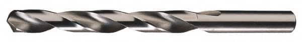 Cleveland - #26 118° High Speed Steel Jobber Drill - Bright Finish, Right Hand Cut, Spiral Flute, Straight Shank, 3" OAL, Standard Point - Americas Industrial Supply