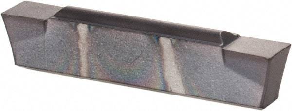Kennametal - 305G B Grade KC5025, 3.05mm Cutting Width Carbide Grooving Insert - 3.5mm Max Depth of Cut, Neutral, 0.2mm Corner Radius, TiAlN Finish - Americas Industrial Supply