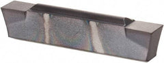 Kennametal - 305G B Grade KC5025, 3.05mm Cutting Width Carbide Grooving Insert - 3.5mm Max Depth of Cut, Neutral, 0.2mm Corner Radius, TiAlN Finish - Americas Industrial Supply