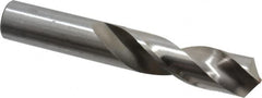 Cleveland - 29/32" 118° Spiral Flute High Speed Steel Screw Machine Drill Bit - Bright Finish, Right Hand Cut, 3-5/8" Flute Length, 5-5/8" OAL, Standard Point, Straight Shank - Americas Industrial Supply
