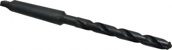 Cleveland - 1/2", 2MT 118° Point High Speed Steel Taper Shank Drill Bit - Americas Industrial Supply