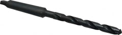 Cleveland - 1/2", 2MT 118° Point High Speed Steel Taper Shank Drill Bit - Americas Industrial Supply