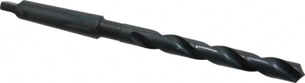 Cleveland - 9/16", 2MT 118° Point High Speed Steel Taper Shank Drill Bit - Americas Industrial Supply