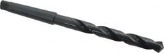 Cleveland - 39/64", 2MT 118° Point High Speed Steel Taper Shank Drill Bit - Oxide Finish, 4-7/8" Flute Length, 8-3/4" OAL, Spiral Flute, Series 2410 - Americas Industrial Supply
