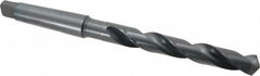 Cleveland - 51/64", 3MT 118° Point High Speed Steel Taper Shank Drill Bit - Oxide Finish, 6-1/8" Flute Length, 10-3/4" OAL, Spiral Flute, Series 2410 - Americas Industrial Supply