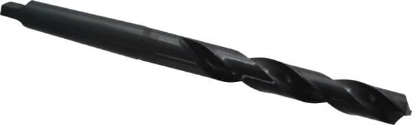 Cleveland - 59/64", 3MT 118° Point High Speed Steel Taper Shank Drill Bit - Americas Industrial Supply